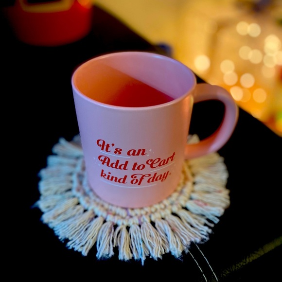 Other - Boho crochet coaster